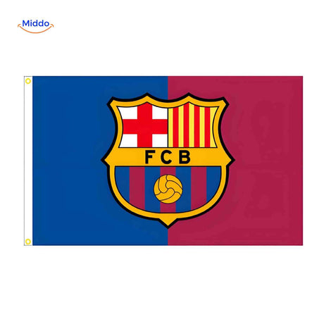 Flagora Flaggen fc barcelona Flagge KlubLogo Design www.middo.de