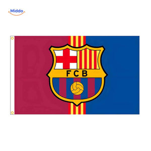 Flagora Flaggen fc barcelona Flagge KlubLogo Fans www.middo.de