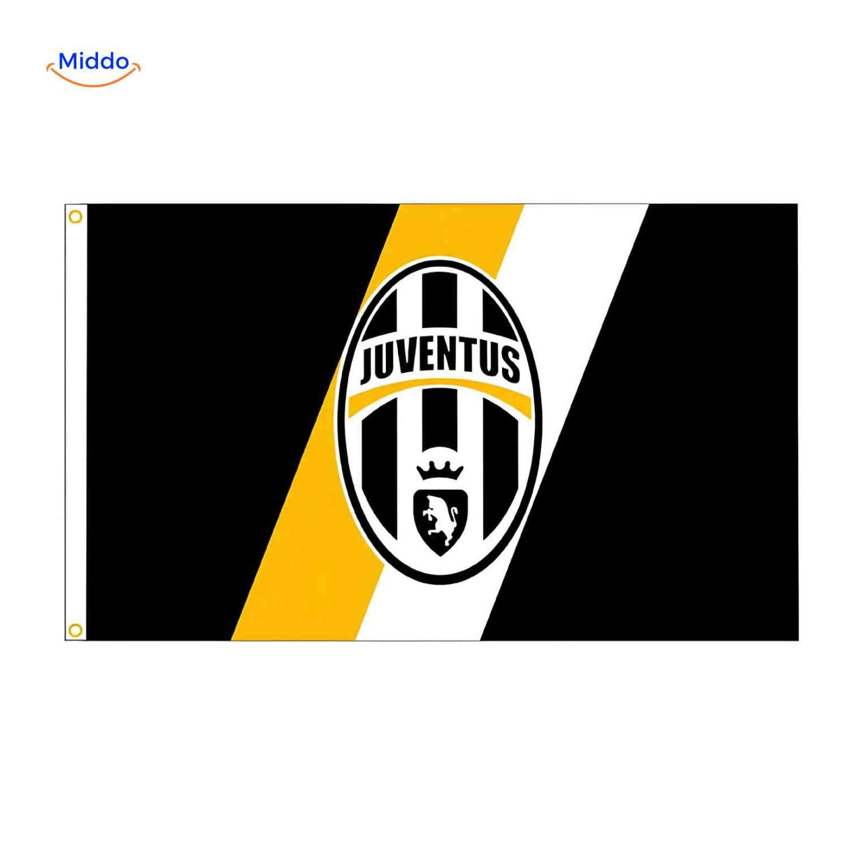 Flagora Flaggen juventus KlubLogo Flagge modernes Design www.middo.de