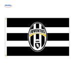 Flagora Flaggen juventus schwarz weiß Streifen Flagge www.middo.de
