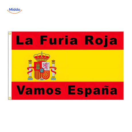 Flagora Flaggen Spanien Flagge la furia roja Fans www.middo.de