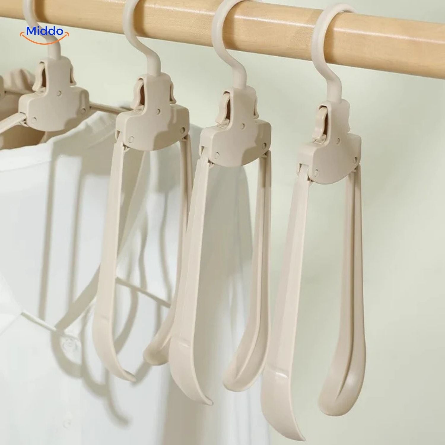 FlexiHanger Pro nachhaltige und verstellbare Kleiderbügel für den Hausgebrauch middo