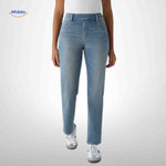 Flexiva Damen Jeans High Rise in Hellblau Denim - www.middo.de