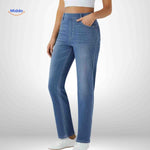 Flexiva Damenjeans Slim Fit Hellblau Stretch - www.middo.de
