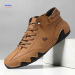 Flexura Herren Sneaker aus braunem Leder – nachhaltig und stilvoll. Besuchen Sie uns auf www.middo.de.