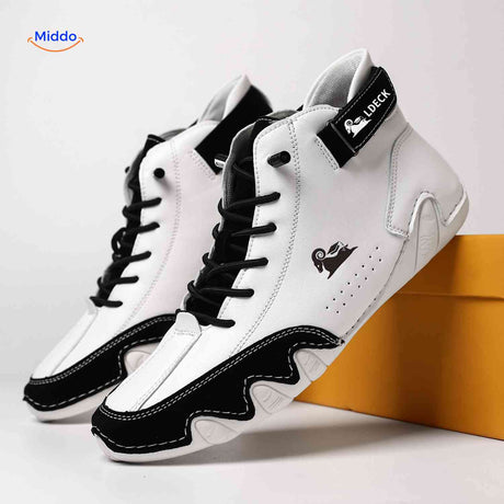 Flexura Schuhe in Weiß-Schwarz – Edle Leder-Sneaker für Herren Entdecken Sie die stilvollen Flexura Sneakers in Weiß und Schwarz. Diese robusten Lederschuhe vereinen coole Akzente mit einem zeitlosen Design. Ideal für jeden Anlass! Shoppen Sie jetzt auf