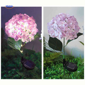 Florora Hortensie Solarleuchte – Wetterfest