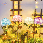 Florora Solar-LED-Lampe Hortensie - Dekorative Gartenbeleuchtung von www.middo.de