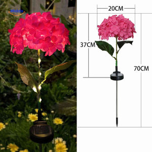 Florora Laterne rot Hortensie, Maße 70 cm - www.middo.de