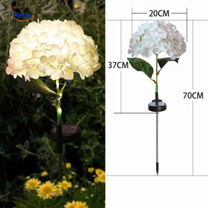 Florora Laterne Weiß mit Hortensie, 70 cm www.middo.de