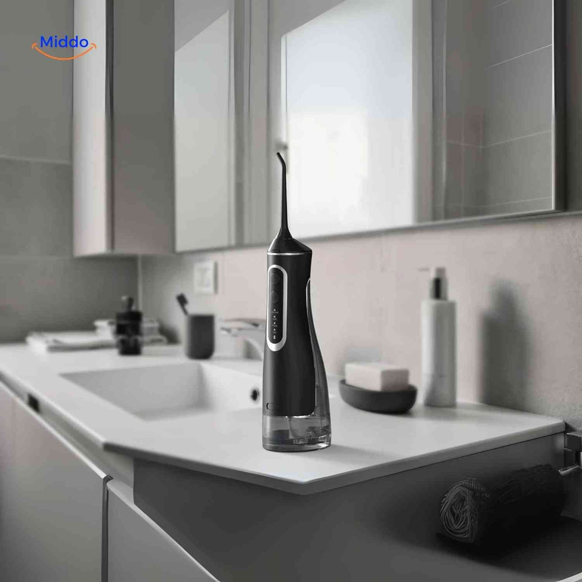 Flosso Wasserflosser im modernen Design für Ihr Badezimmer – jetzt entdecken auf www.middo.de