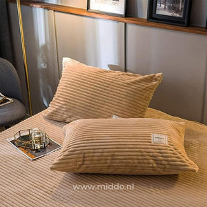 Samt Fleece Kissenbezug Set 2 Stück – Ansicht 3