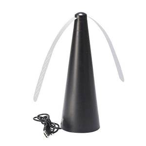 Schwarzer Fly Fan mit USB-Kabel