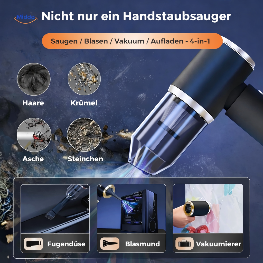 TurboVacuum 2.0 Pro – Ultimativer Arbeitsplatzreiniger für einen makellosen Schreibtisch – Ansicht 4