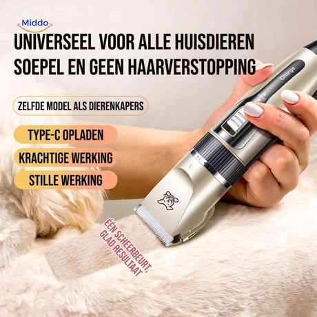 FurEase Trimmer Hund trimmen glattes Ergebnis leiser Betrieb www.middo.de