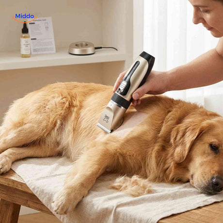 FurEase Trimmer Hund zu Hause trimmen leise Schermaschine www.middo.de