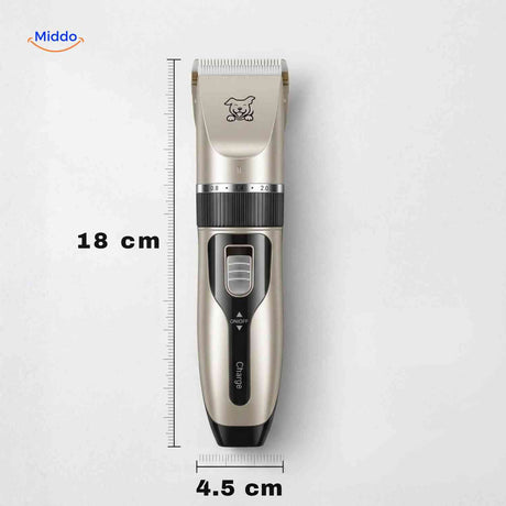 FurEase Trimmer Haustierschermaschine kompaktes Format 18 cm 4,5 cm www.middo.de