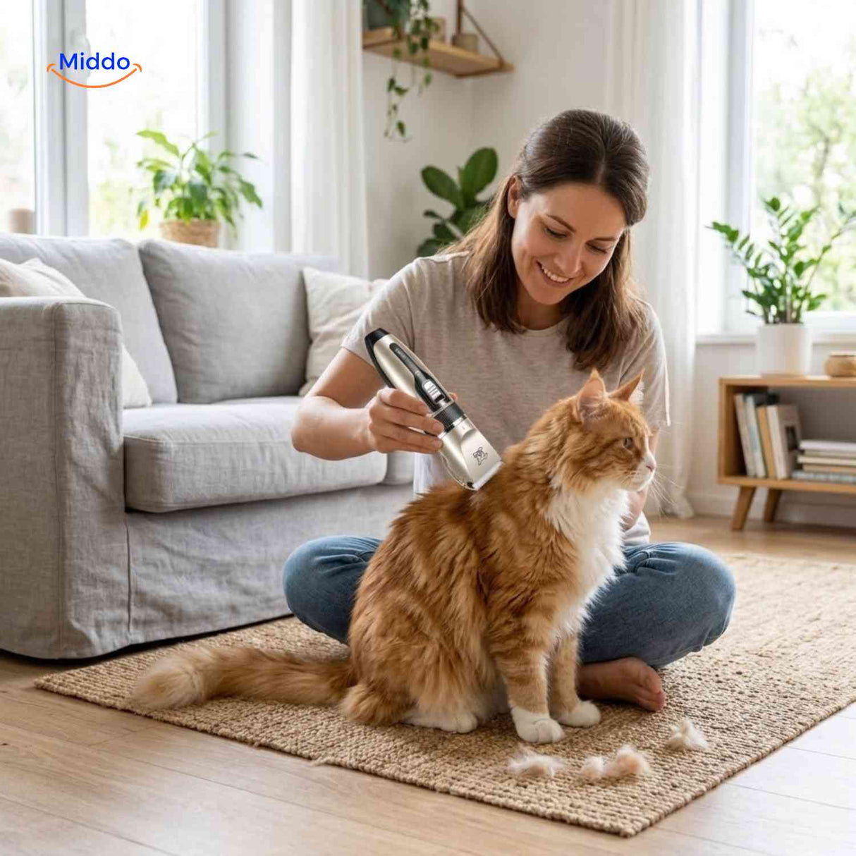 FurEase Schermaschine für die Katzenpflege zu Hause