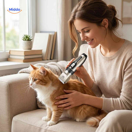 FurEase kabelloser Trimmer für die Katzenpflege zu Hause