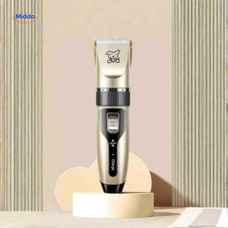 FurEase Trimmer Produktdisplay Haustierschermaschine modernes Design www.middo.de