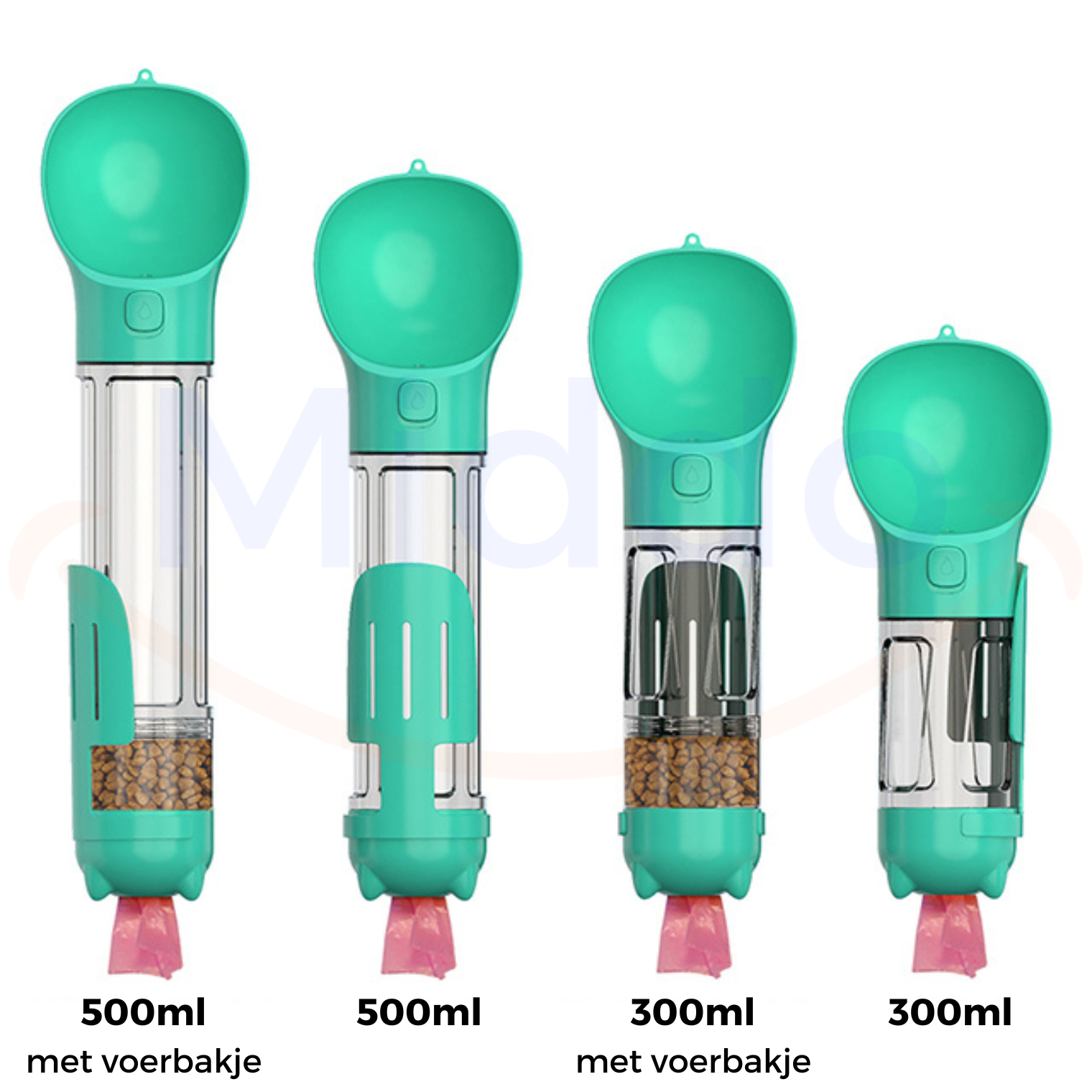 Türkise FurryFeeders in 300ml und 500ml