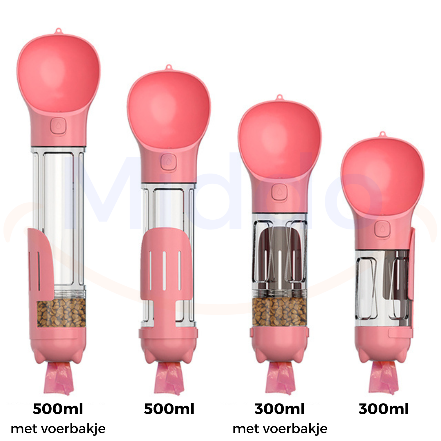 Rosa FurryFeeders in 300ml und 500ml