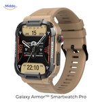 Galaxy Armor Smartwatch Pro für IOS und Android Khaki Limited Edition www.middo.de