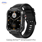 Galaxy Armor Smartwatch Pro für iOS und Android schwarz www.middo.de