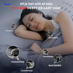 Entfernung von Hausstaubmilben und Bakterien mit einem Matratzenstaubsauger.