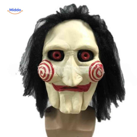 Gerontix Maske Horror-Pop mit roten Augen | www.middo.de