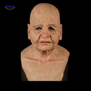 Gerontix Maske aus Latex - alte Frau mit faltigem Gesicht - Jetzt auf www.middo.de entdecken!