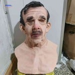 Gerontix Latex-Maske alter Mann mit Schnurrbart – www.middo.de
