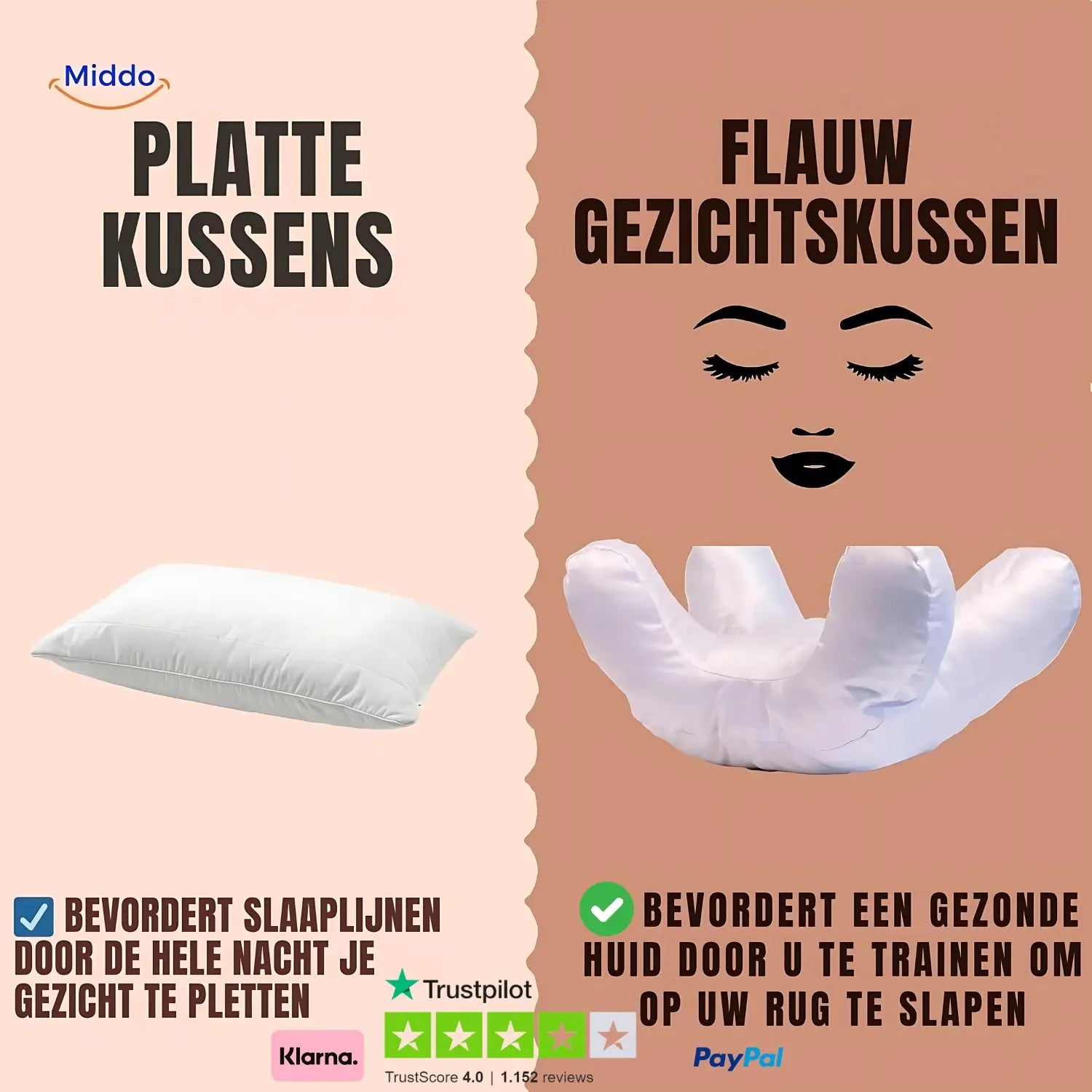 Unterschied zwischen Flachkissen und unseren Glow-Kissen