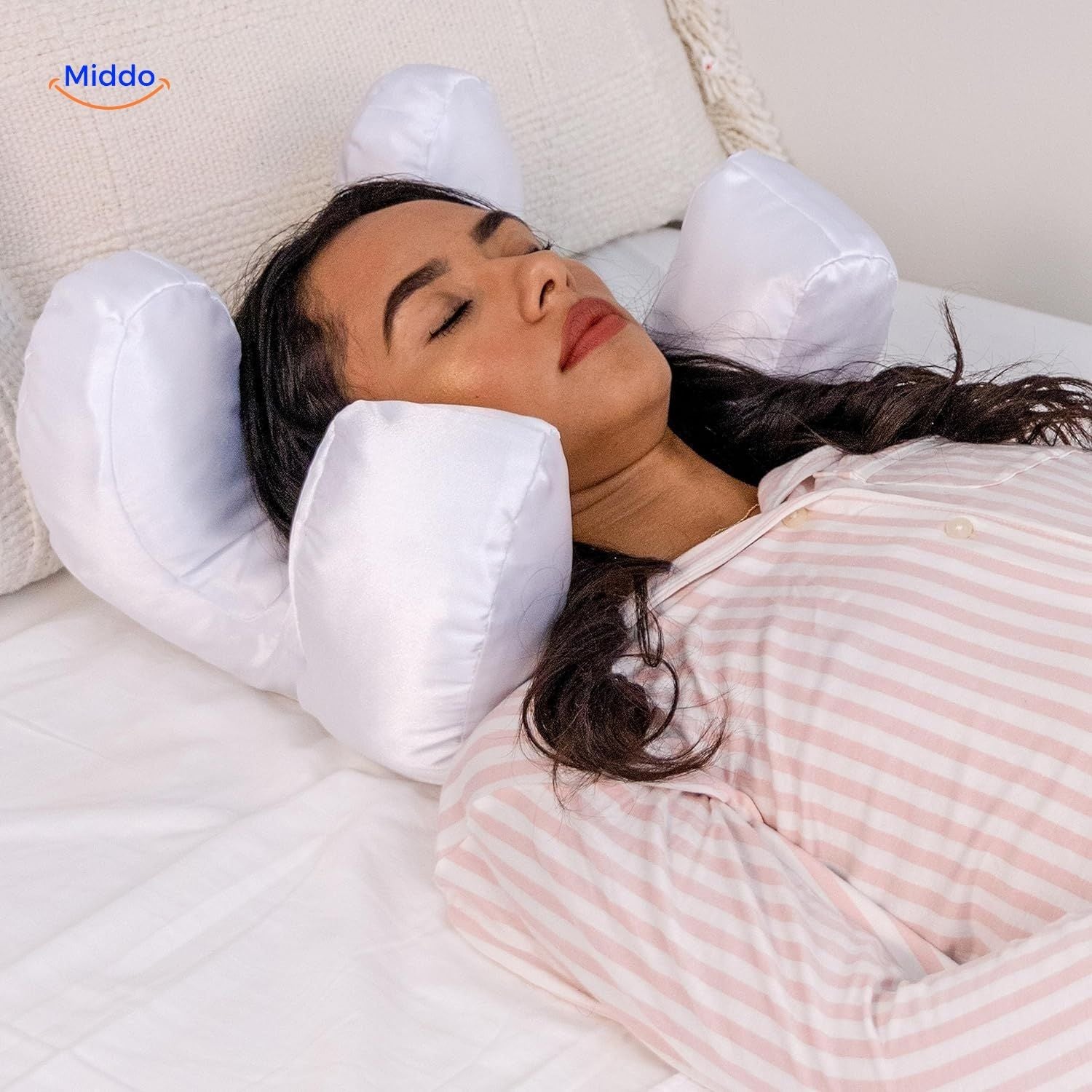 Glow Kissen Gesichtsstütze für weniger Linien und Falten www.middo.nl
