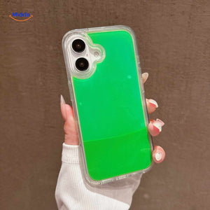 GlowSand Handyhülle mit frischem grünen Design und klarer Optik www.middo.de