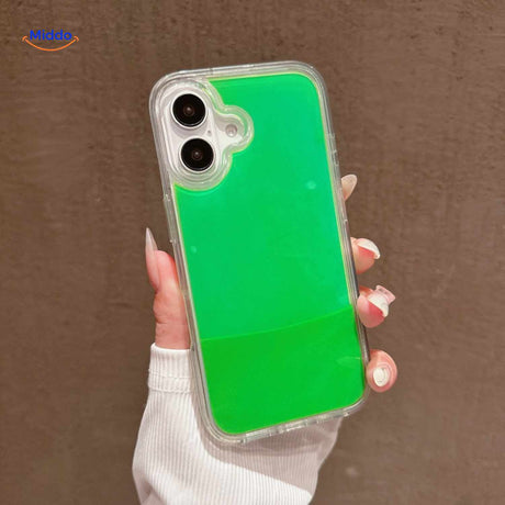GlowSand Handyhülle mit frischem grünen Design und klarer Optik www.middo.de