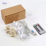 GlowStrand LED Vorhang mit warmem Licht für die Wohnraumgestaltung www.middo.de