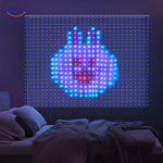 GlowStrand LED Bildschirm mit animierter Lichtanzeige für Innen und Außen www.middo.de