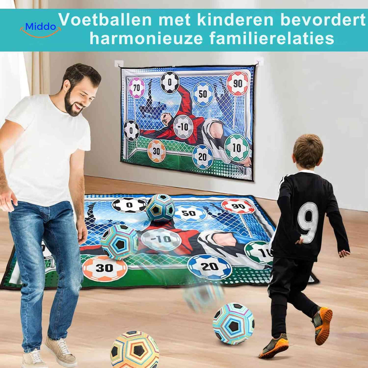 GoalPlay Spielschussziel an Außenwand www.middo.de