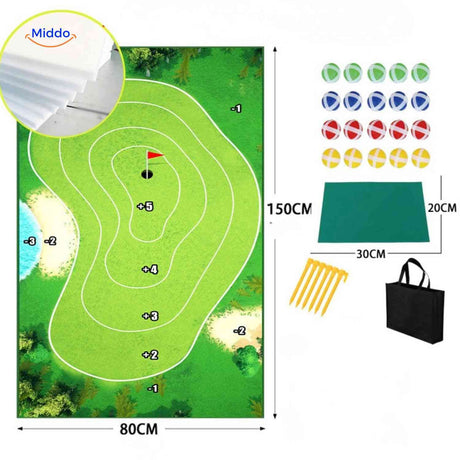Golfease Mat Golfspiel Punktetabelle Set