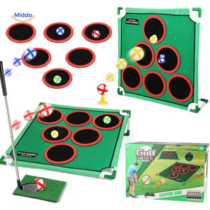 Golforia Spielmatte Golfset mit mehreren Zielen für das Chippen - www.middo.de