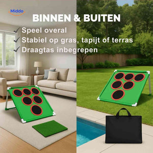 Golforia Spielmatte für Indoor- und Outdoor-Golf - Zielspiel auf www.middo.de