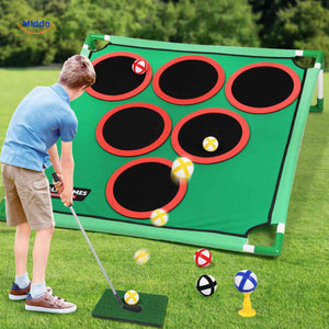 Golforia Spielmatte mit vertikalem Golfziel für den Außenbereich – Jetzt auf www.middo.de entdecken!