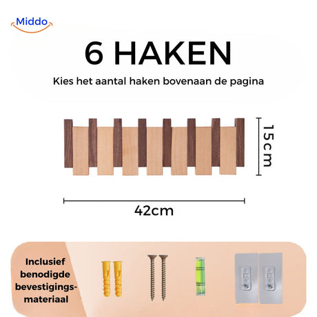 Größen und Montagematerial Klavierkleiderhaken