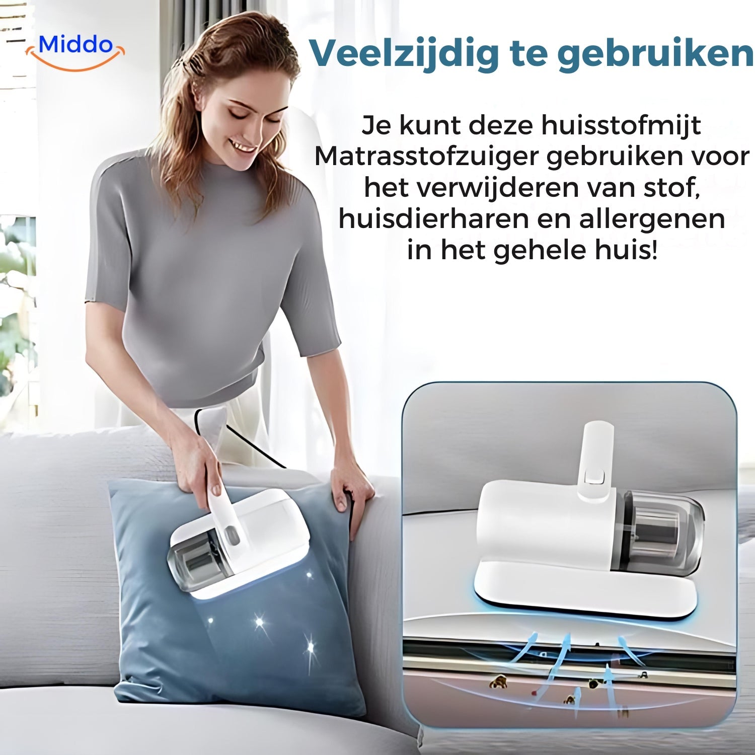 Vielseitige Nutzung des Matratzensaugers im Haus