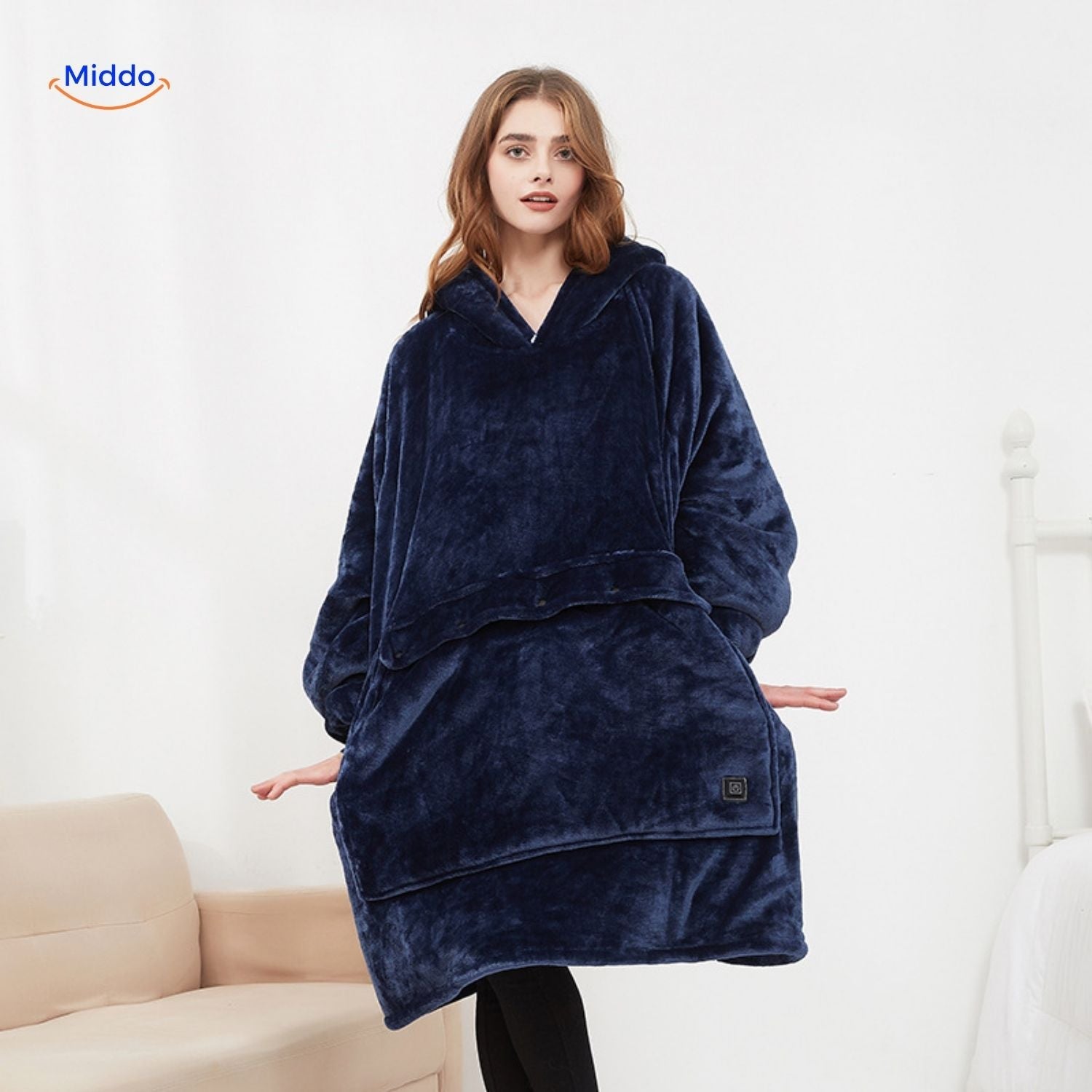 HeatCozy Elektrisch beheizter Pullover USB aufladbar Middo