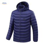 HeatWave Hoodie Komfort Winter Schutz Blau Middo