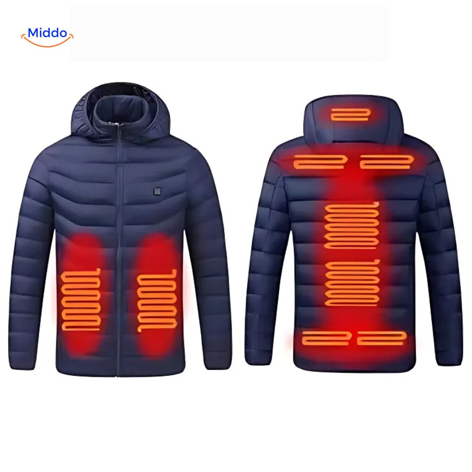 HeatWave Hoodie Hoodie Winterstil Middo