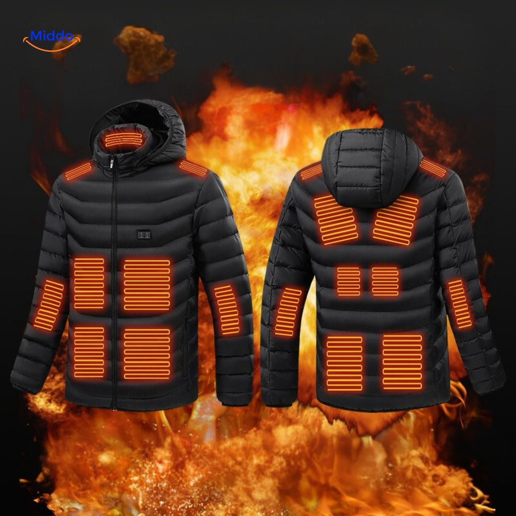 HeatWave Hoodie modisch slim fit middo