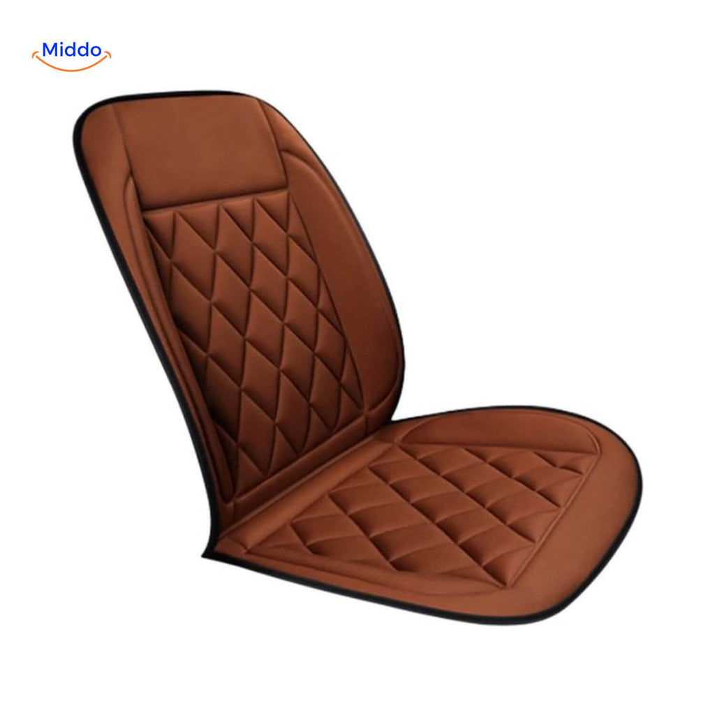 Heatsure Sitzkissen Diamantsteppung Schwarz Weiß Braun www.middo.de